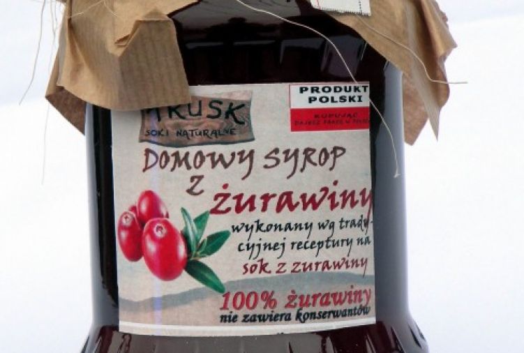 TRUSK Domowy syrop EXTRA z żurawiny 430 ml